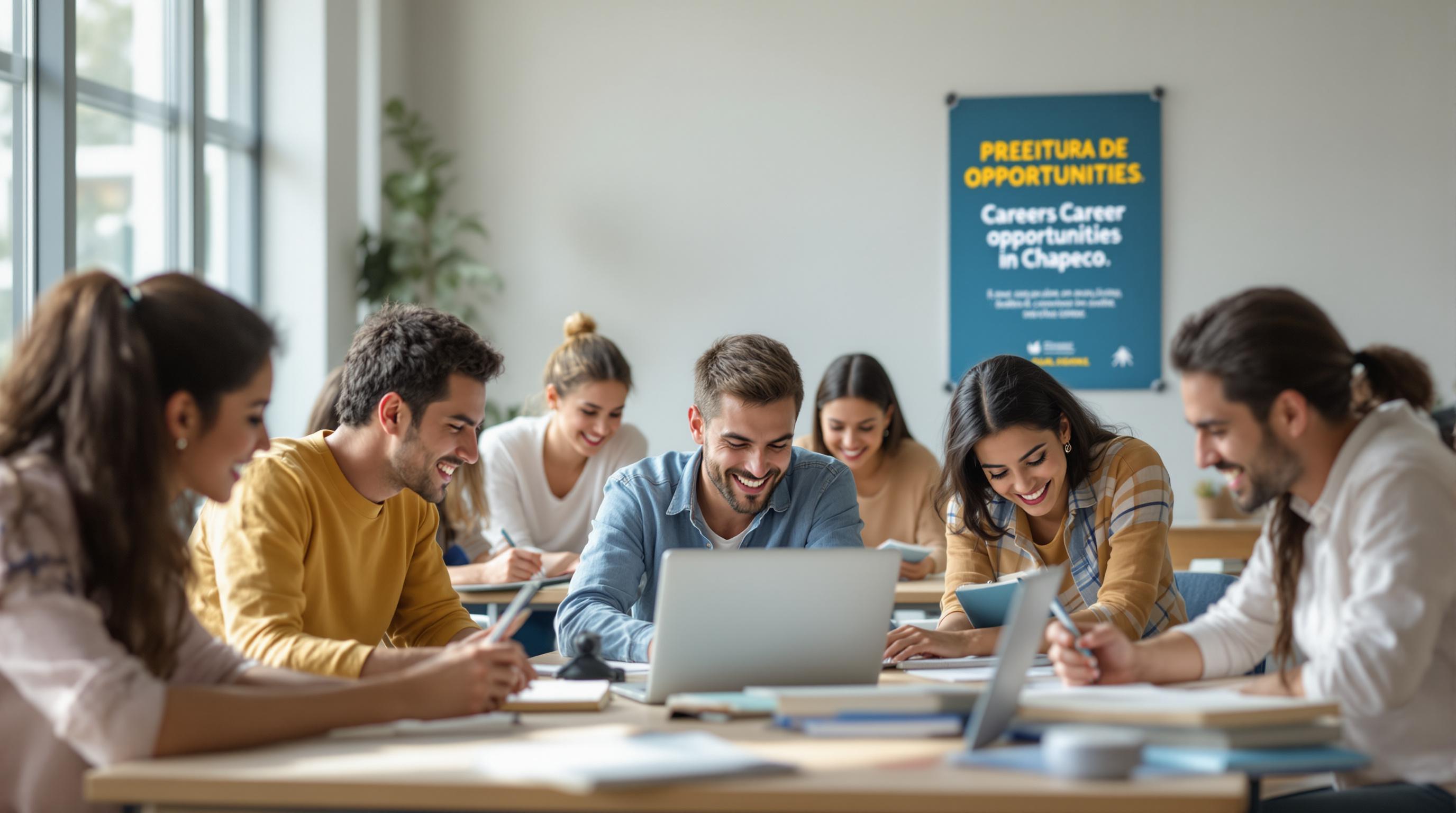 Equipe trabalhando juntos em um escritório